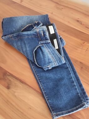 Heritage Luxe Straight Leg Jeans - Denim Blue